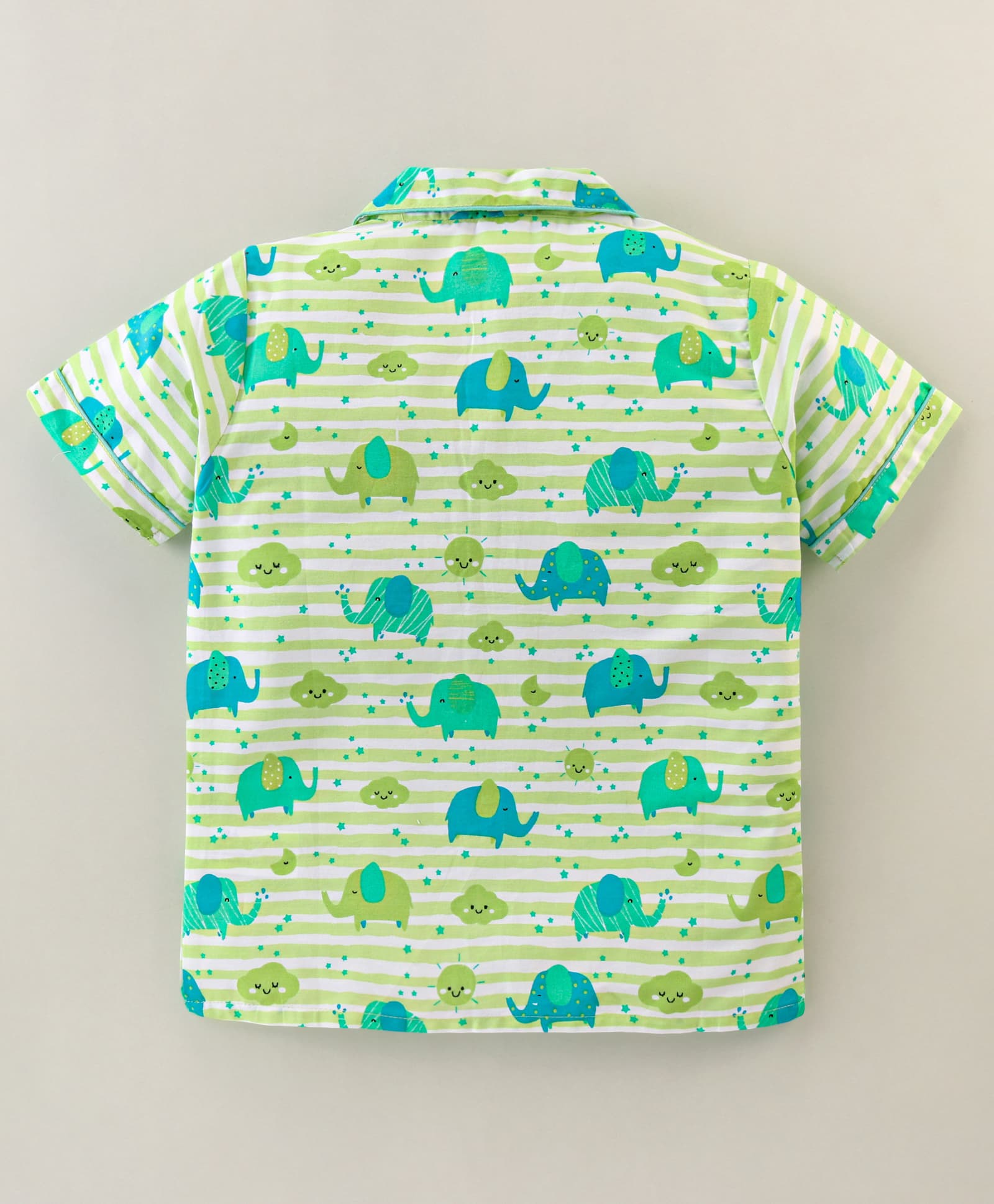 Hathi Green Kids Night Suit 3