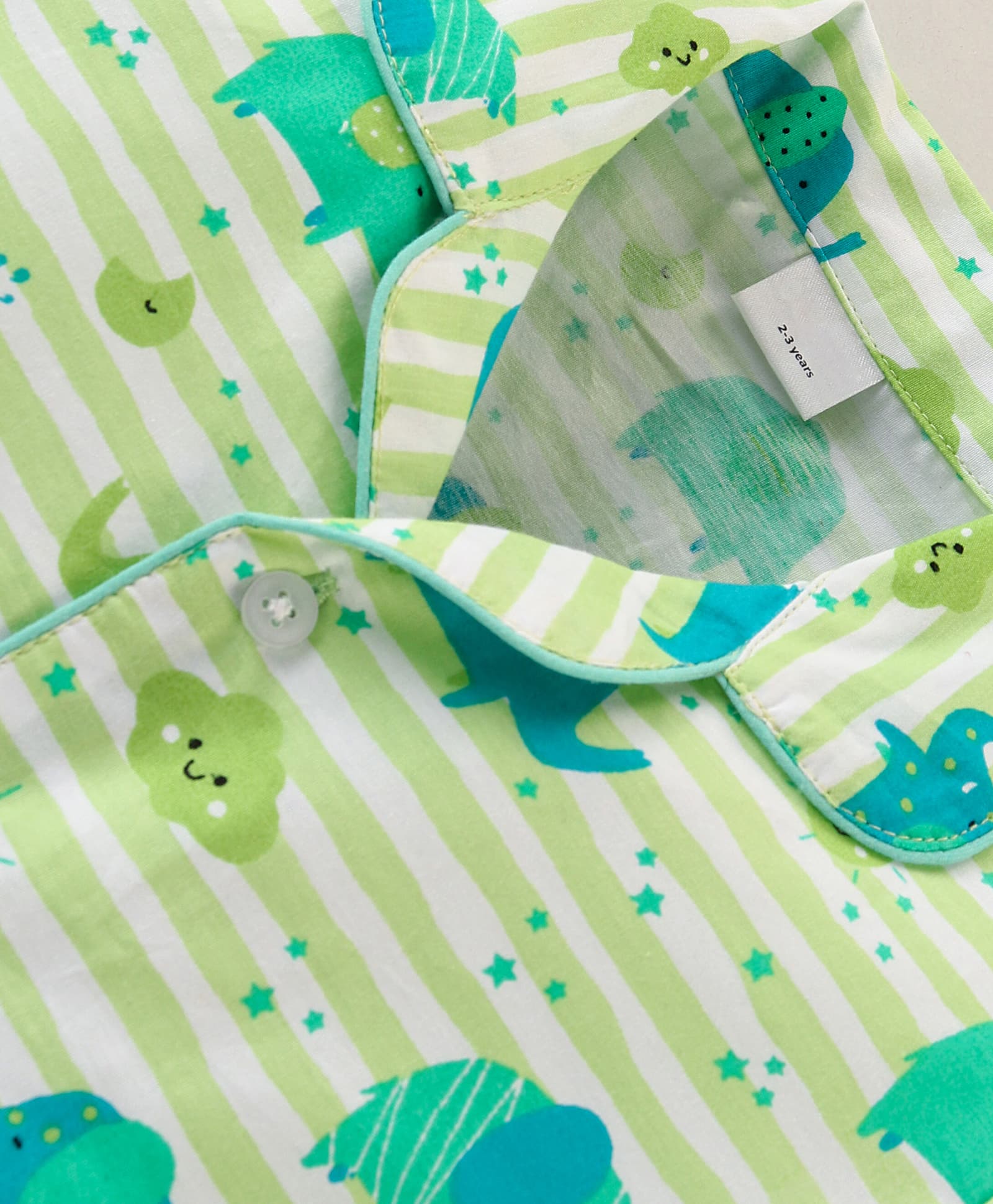 Hathi Green Kids Night Suit 5