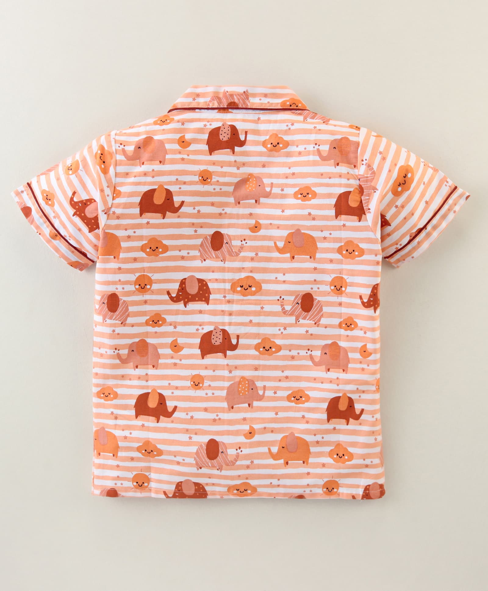 Hathi Red Kids Night Suit 3