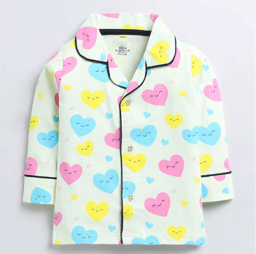 Little Heart Kids Night Suit 2
