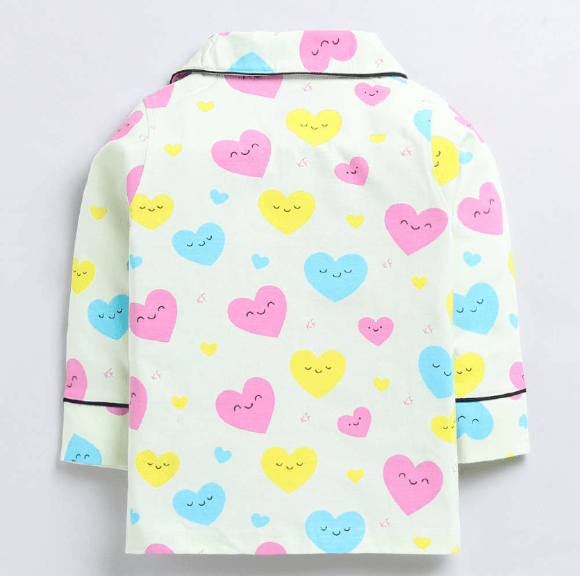 Little Heart Kids Night Suit 3
