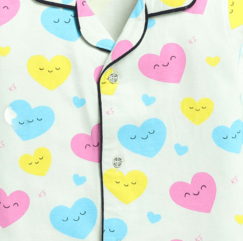 Little Heart Kids Night Suit 4