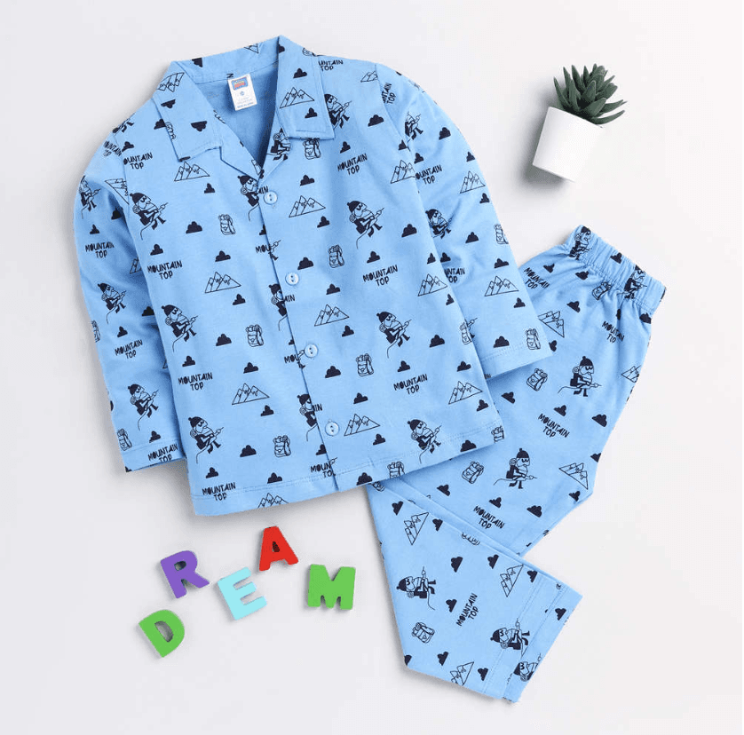 Mountain Sky Kids Night Suit