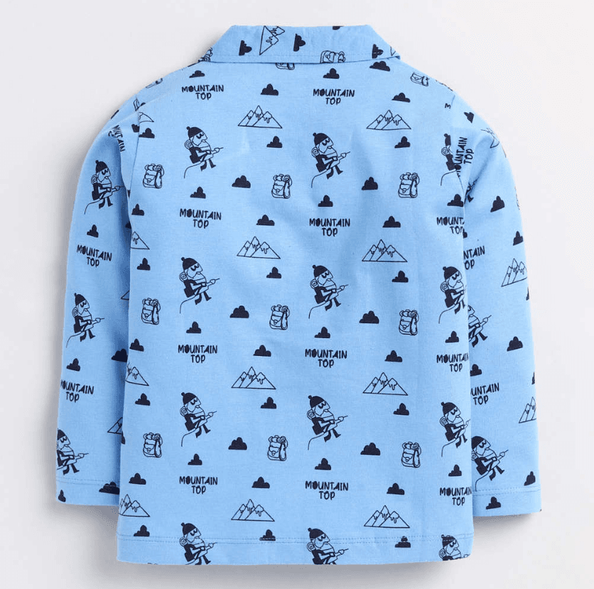 Mountain Sky Kids Night Suit 3