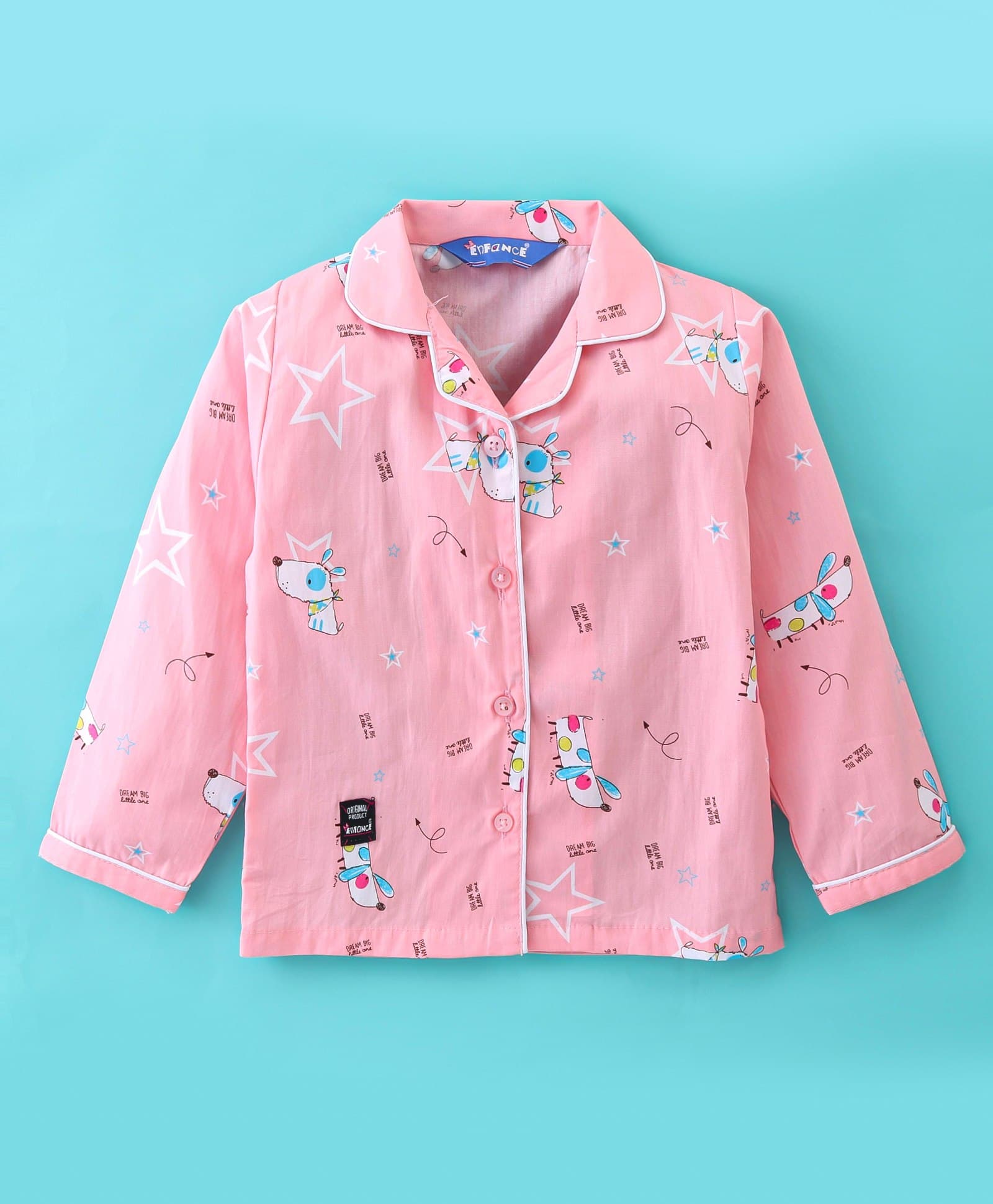 Nobita Pink Kids Night Suit 3