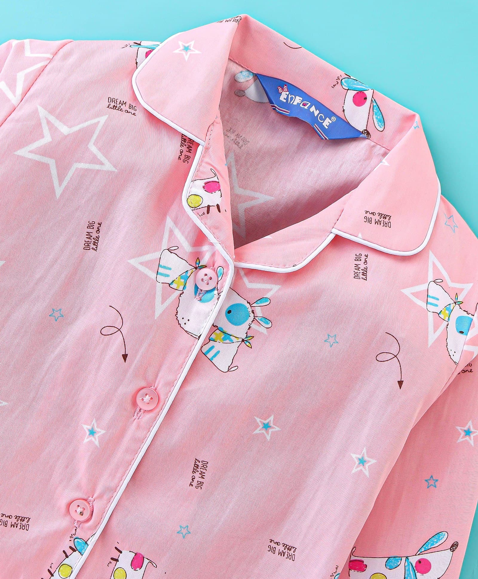 Nobita Pink Kids Night Suit 7
