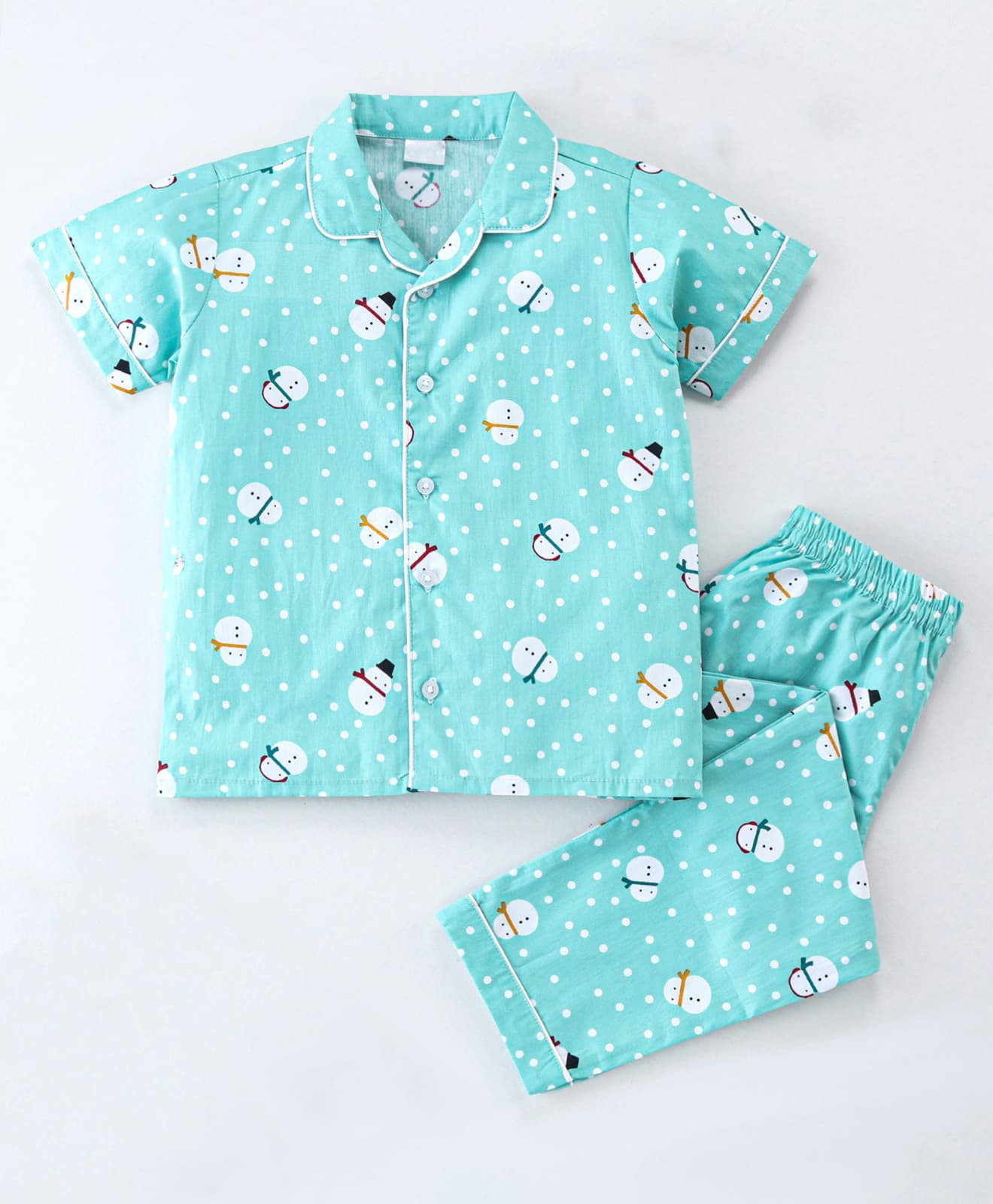 Snow Cartoon Kids Night Suit