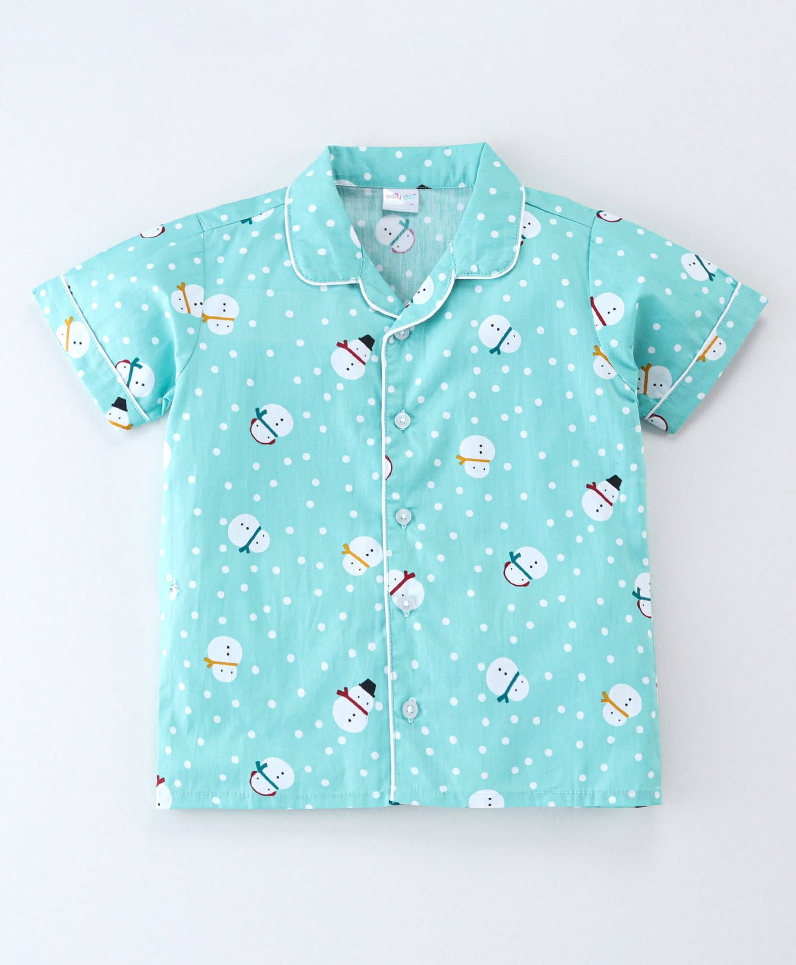 Snow Cartoon Kids Night Suit 2